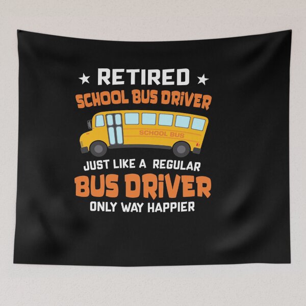 Item preview, RETIRED SCHOOL BUS DRIVER JUST LIKE A REGULAR GRANDPA designed and sold by sobriowslen.