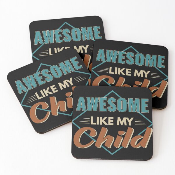 Item preview, Awesome Like My Child gift idea Father's day designed and sold by Mmmm3344.