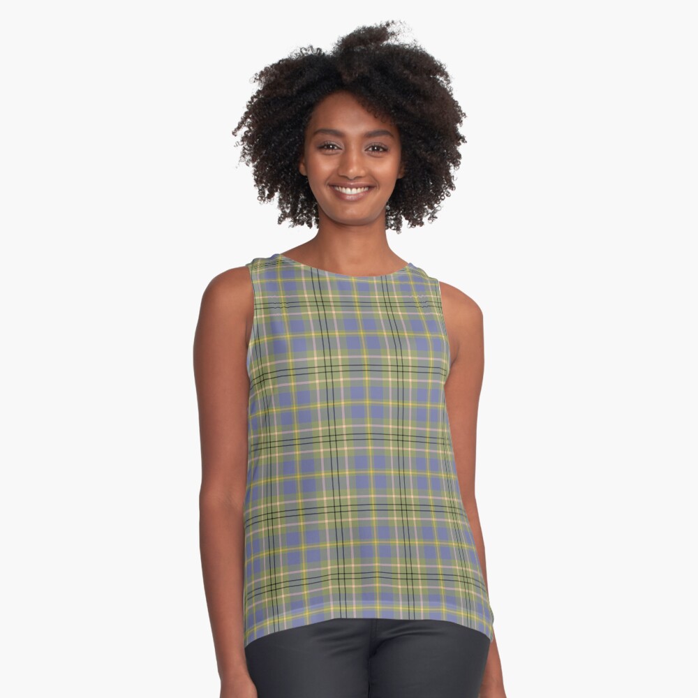 Yellow plaid best sale tank top