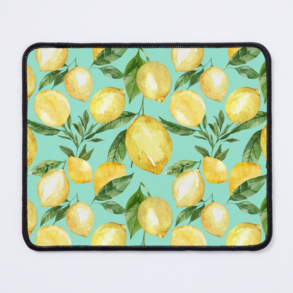 Artikelvorschau, Summer lemons pattern on mint entworfen und verkauft von anna0711.