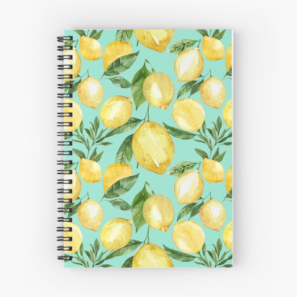 Aperçu de l'œuvre Summer lemons pattern on mint créée et vendue par anna0711.