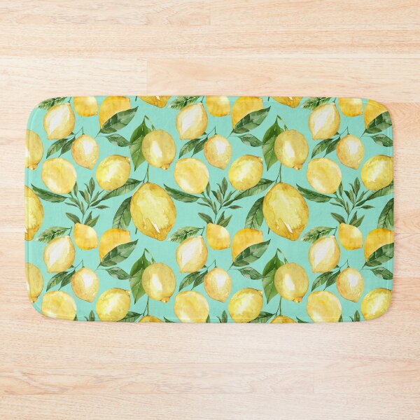 Artikelvorschau, Summer lemons pattern on mint entworfen und verkauft von anna0711.