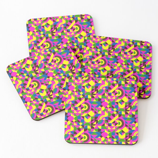 Item preview, geomattric colorful patterns conceptual Art - Abstract Neo Geo graphic design designed and sold by Design Repo.