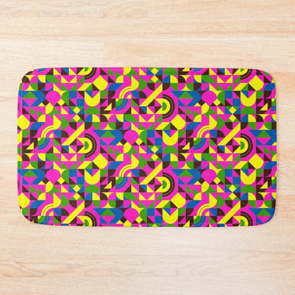 Item preview, geomattric colorful patterns conceptual Art - Abstract Neo Geo graphic design designed and sold by Design Repo.