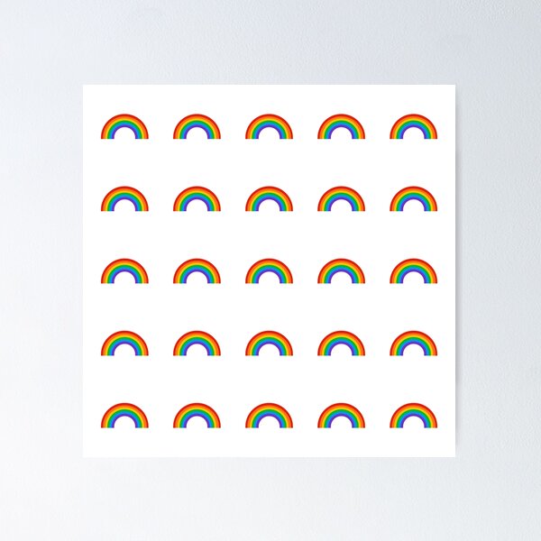Item preview, Pride Rainbow set of 25 stickers designed and sold by Inspirationmotivation.
