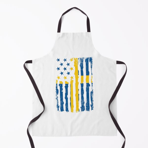 Item preview, Swedish American Pride USA Flag Sweden Roots designed and sold by pixeljamz.