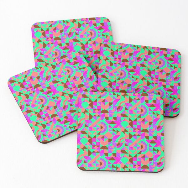 Item preview, geomattric colorful patterns conceptual Art - Abstract Neo Geo graphic design designed and sold by Design Repo.