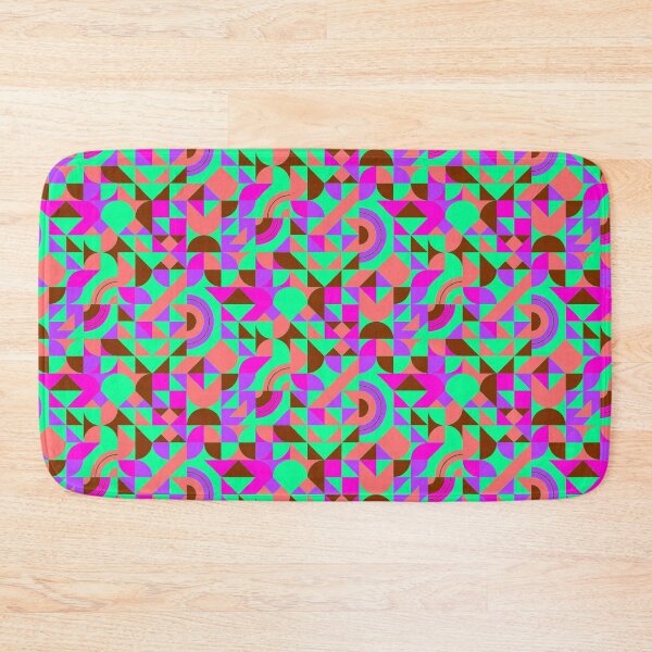 Item preview, geomattric colorful patterns conceptual Art - Abstract Neo Geo graphic design designed and sold by Design Repo.