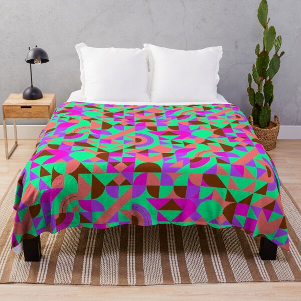 Item preview, geomattric colorful patterns conceptual Art - Abstract Neo Geo graphic design designed and sold by Design Repo.
