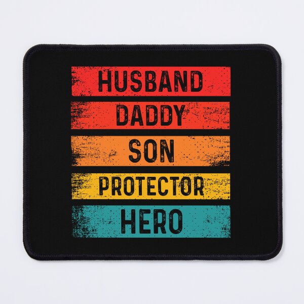 Item preview, Husband Daddy son Protector Hero designed and sold by SSK Designs.