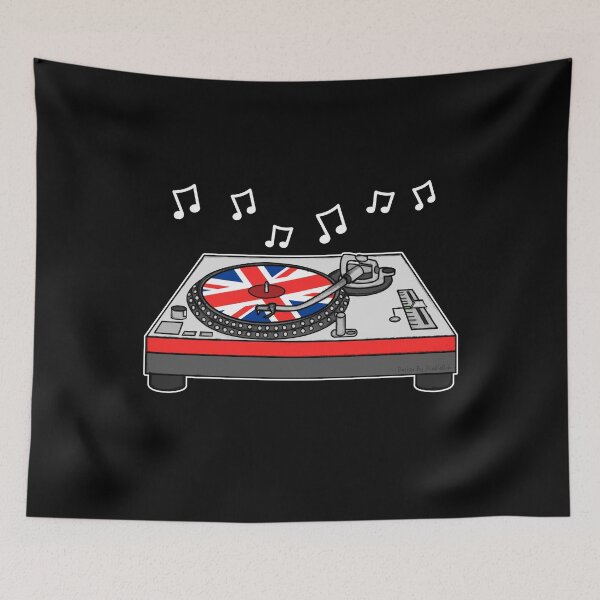 Item preview, UK Flag DJ Music Producer Summer Festival designed and sold by doodlerob.