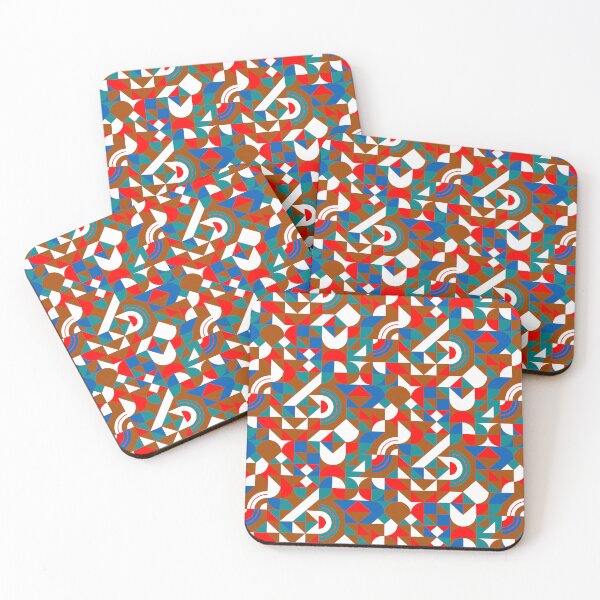 Item preview, geomattric colorful patterns conceptual Art - Abstract Neo Geo graphic design designed and sold by Design Repo.