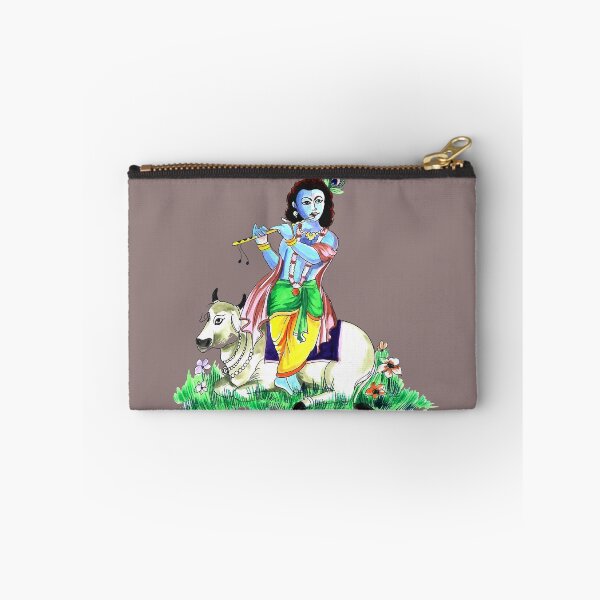 Item preview, Lord Krishna with Flute Cow Hare Krishna Hare Krishna designed and sold by tanabe.