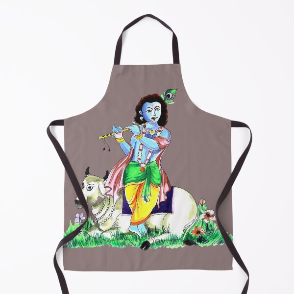 Item preview, Lord Krishna with Flute Cow Hare Krishna Hare Krishna designed and sold by tanabe.