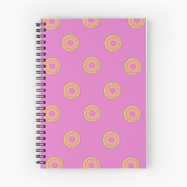 Item preview, Doughnut pattern on pink background designed and sold by KaisPrints.