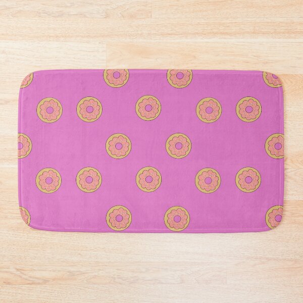 Item preview, Doughnut pattern on pink background designed and sold by KaisPrints.