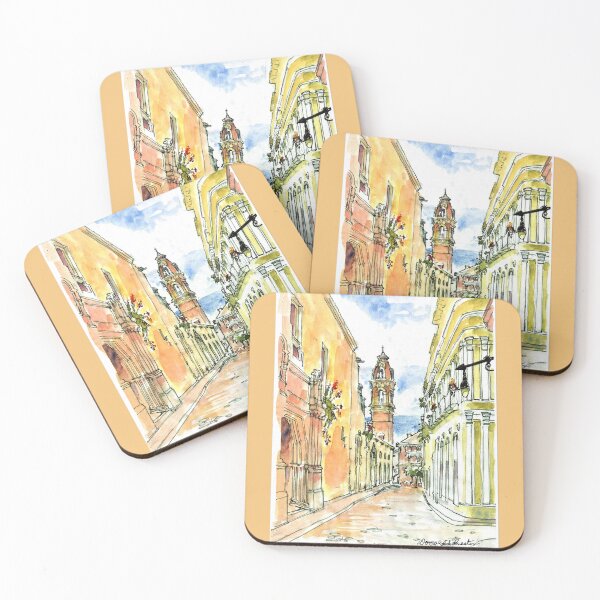 Item preview, Beautiful Havana Cuba Alley Behind San Cristobal Cathedral  designed and sold by DonSylvester.
