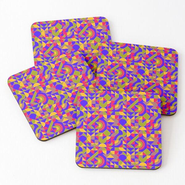Item preview, geomattric colorful patterns conceptual Art - Abstract Neo Geo graphic design designed and sold by Design Repo.