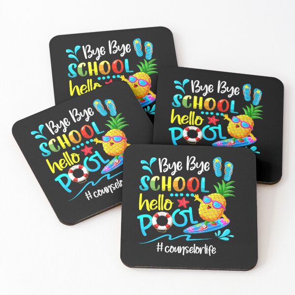Item preview, BYE BYE SCHOOL HELLO POOL COUNSELOR LIFE LAST DAY OF SCHOOL designed and sold by sobriowslen.
