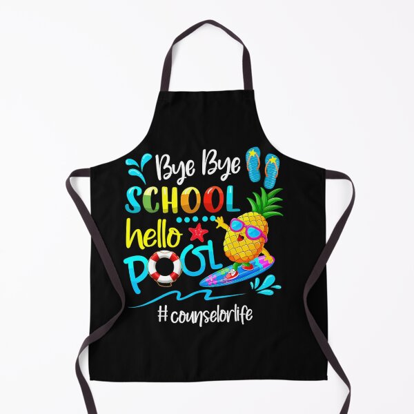 Item preview, BYE BYE SCHOOL HELLO POOL COUNSELOR LIFE LAST DAY OF SCHOOL designed and sold by sobriowslen.