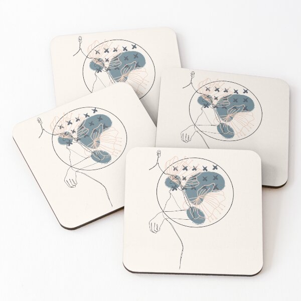 Item preview, Minimalistic floral boho lineart  designed and sold by CreativeStrand.