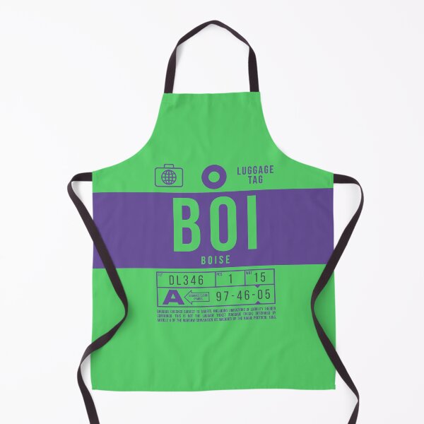 Item preview, Luggage Tag B - BOI Boise Idaho USA designed and sold by VoodooCircus.