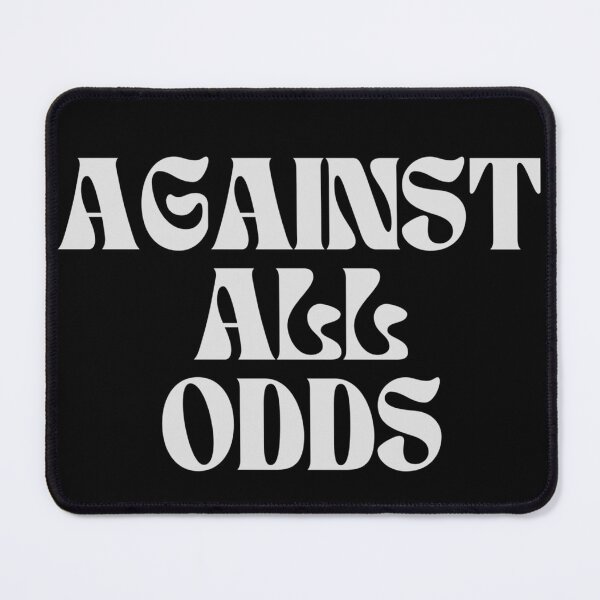 Item preview, Against All Odds Text Illustration designed and sold by MichelleCreative.