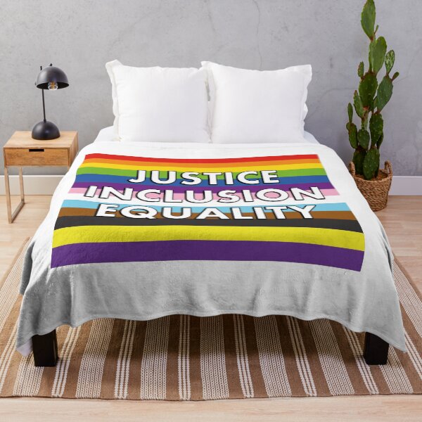 Item preview, Justice Inclusion Equality - Pride Month designed and sold by Inspirationmotivation.