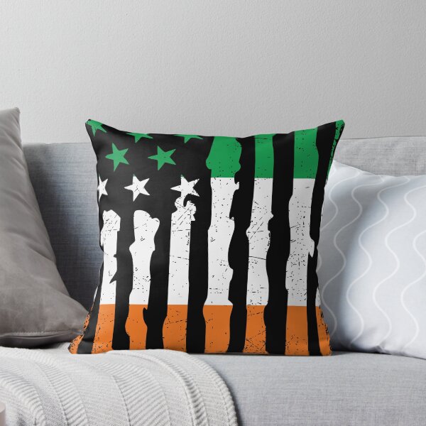 Item preview, Irish American Pride USA Flag Ireland Roots designed and sold by pixeljamz.