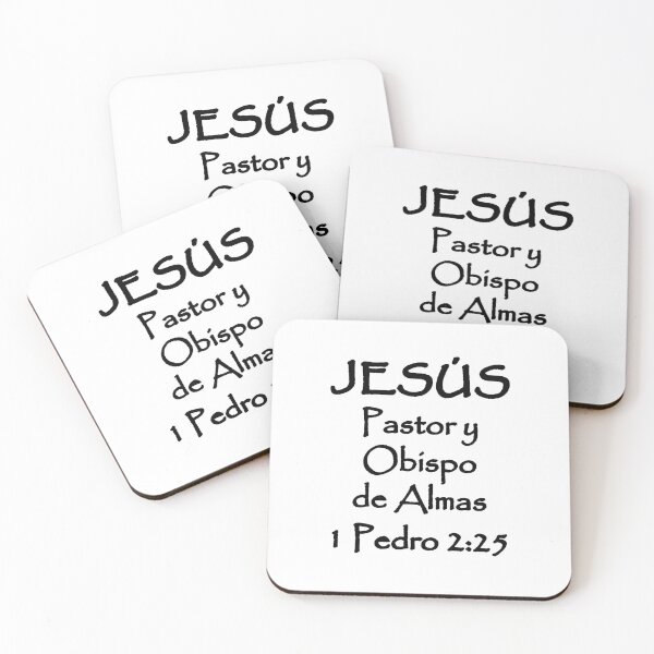 Item preview, 1 Peter 2:25 Jesus Shepherd and Bishop of Souls Spanish Bible Verse designed and sold by NombresDeJesus.