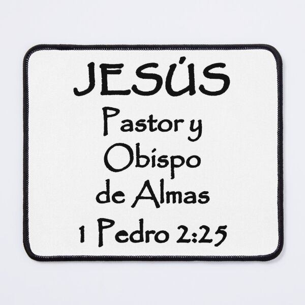 Item preview, 1 Peter 2:25 Jesus Shepherd and Bishop of Souls Spanish Bible Verse designed and sold by NombresDeJesus.