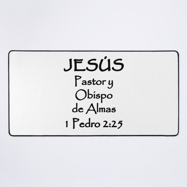 Item preview, 1 Peter 2:25 Jesus Shepherd and Bishop of Souls Spanish Bible Verse designed and sold by NombresDeJesus.
