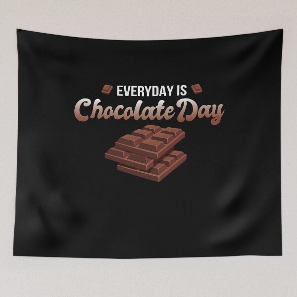 Aperçu de l'œuvre Everyday is Chocolate Day Chocolate créée et vendue par MooonTees.