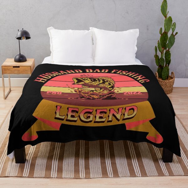 Item preview, HUSBAND DAD FISHING LEGEND VINTAGE SUNSET designed and sold by Affyboss6.