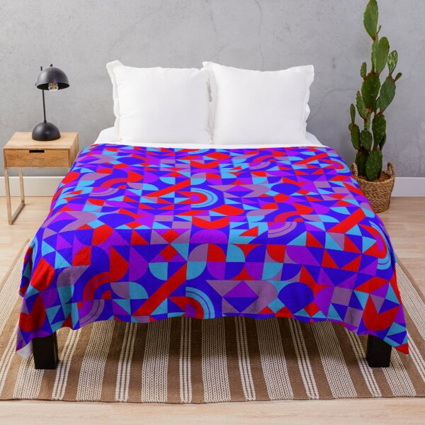Item preview, geomattric colorful patterns conceptual Art - Abstract Neo Geo graphic design designed and sold by Design Repo.