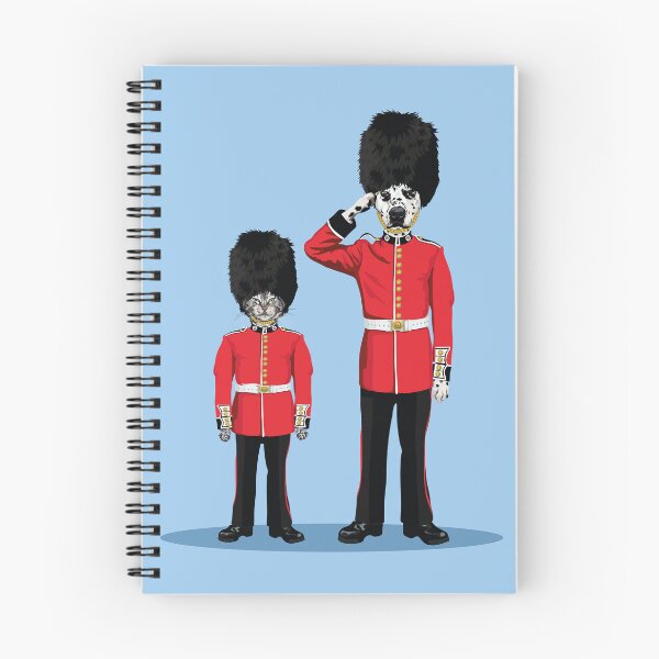 Item preview, Dotty Dog British Soldiers Military Salute designed and sold by Annalisa-Jones.
