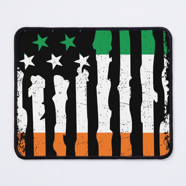 Item preview, Irish American Pride USA Flag Ireland Roots designed and sold by pixeljamz.