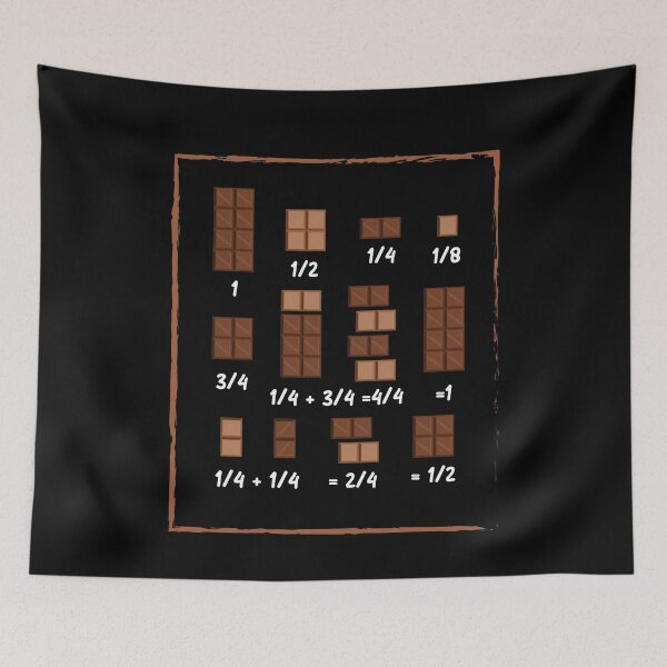 Item preview, Chocolate Math Mathematics Chocolate designed and sold by MooonTees.