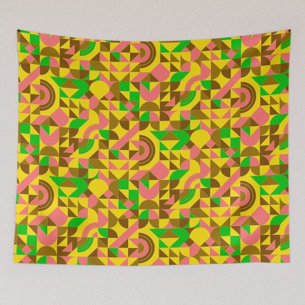 Item preview, geomattric colorful patterns conceptual Art - Abstract Neo Geo graphic design designed and sold by Design Repo.