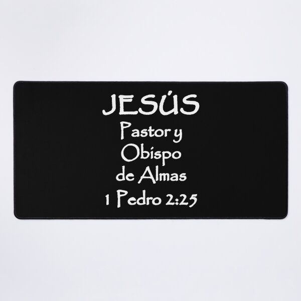 Item preview, 1 Peter 2:25 Jesus Shepherd and Bishop of Souls Spanish Bible Verse designed and sold by NombresDeJesus.