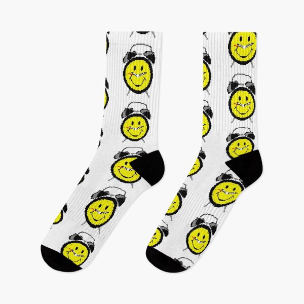 Item preview, cryptopunk cheerful yellow alarm clock, NFT art designed and sold by vilma3000.
