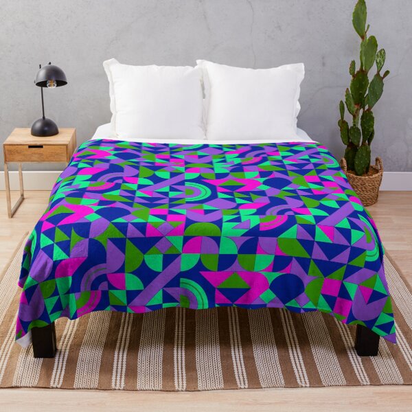Item preview, geomattric colorful patterns conceptual Art - Abstract Neo Geo graphic design designed and sold by Design Repo.