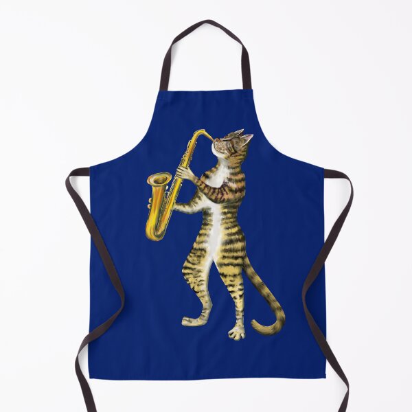 Item preview, SAXOPHONE CAT, STRIPEY CAT PLAYING THE SAX designed and sold by Danicus666.