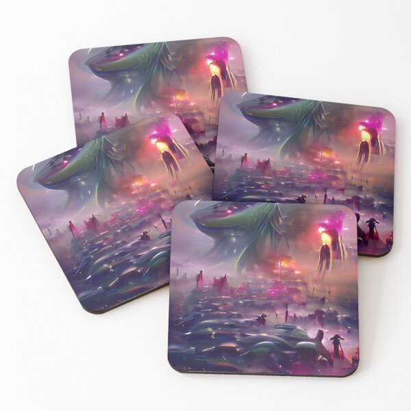Item preview, Alien Invasion | Artificial Inteligence Generated Art designed and sold by AllAboutAI.