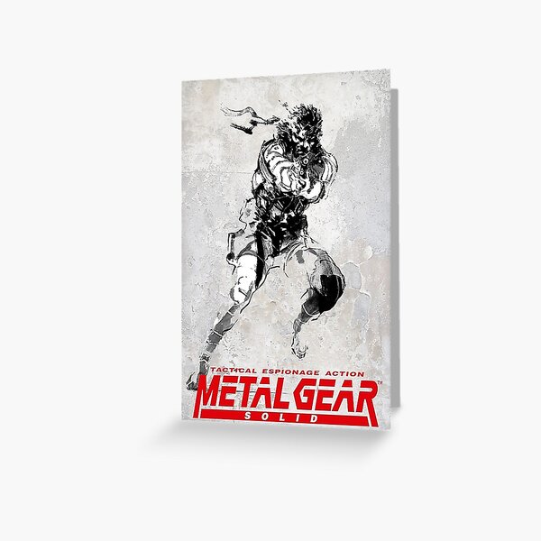 Metal Gear Solid 2 poster Postcard for Sale by PFCpatrickC