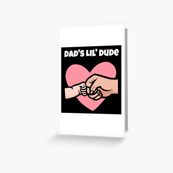 Item preview, Dad’s lil’ Dude - Happy Father’s Day  designed and sold by Reets_Redbubble.