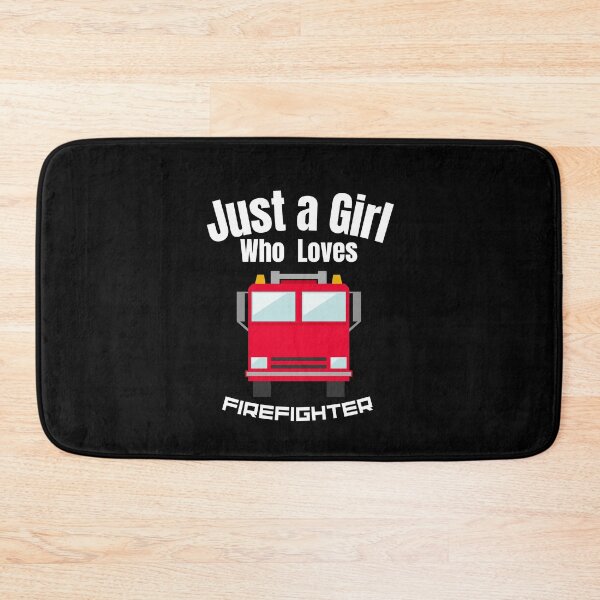 Item preview, Just a Girl Who loves Firefighter designed and sold by WaguinhoTex.