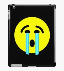 cry cry cry emoticon iPad Case/Skin
