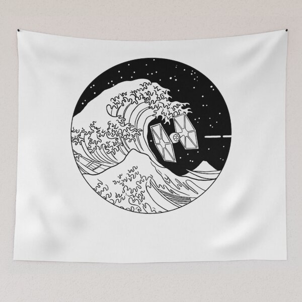 Artikelvorschau, Spaceship in Space - The Great Wave entworfen und verkauft von AndrewLeschnik.