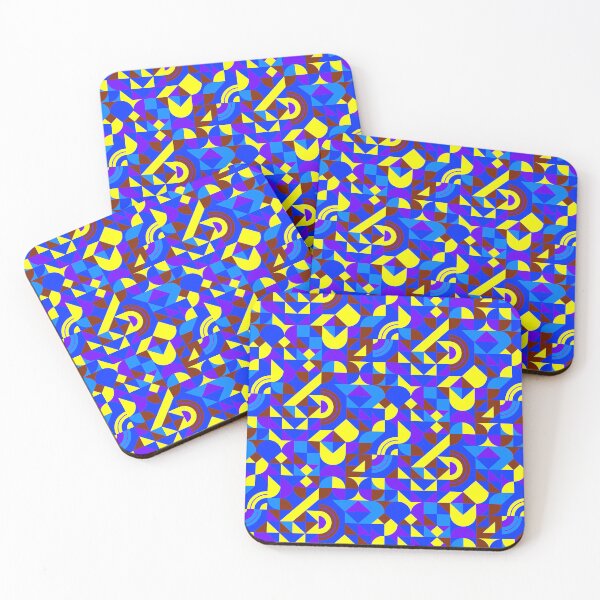Item preview, geomattric colorful patterns conceptual Art - Abstract Neo Geo graphic design designed and sold by Design Repo.